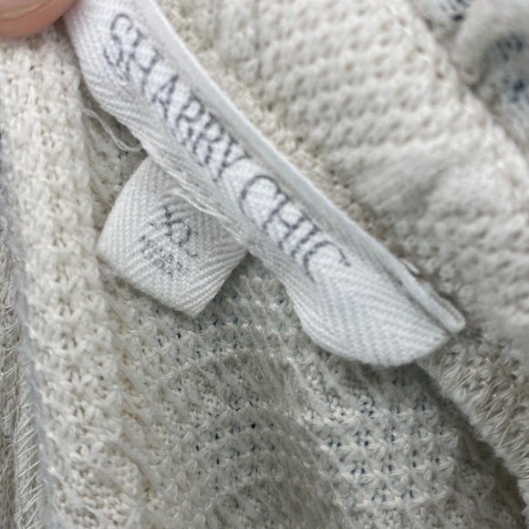 Cute Puff Sleeve Top Boho Chic Beige XL - Picture 7 of 7